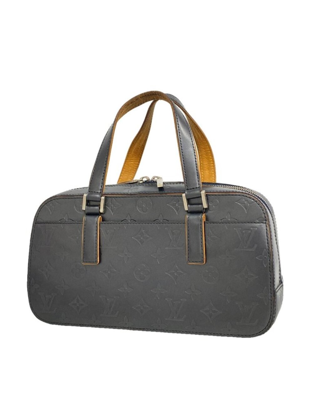 Louis Vuitton Handbag Monogram Matt Shelton Blue